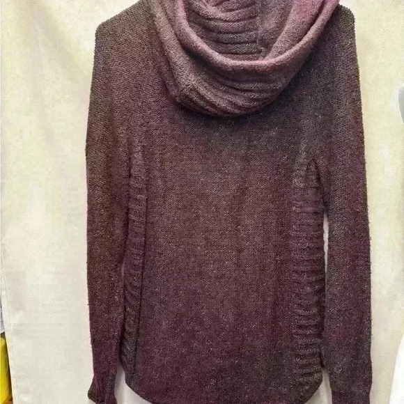 OUTPOST MAKERS
Ribbed Knit Hooded Sweater in Fired Red - Picture 6 of 6